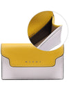 Saffiano Card Wallet Yellow - MARNI - BALAAN 3