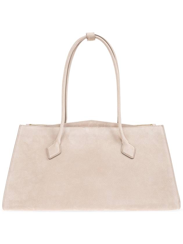 Alaïa Shoulder Bag Le Teckel Tote, Women's, Beige - ALAIA - BALAAN 3