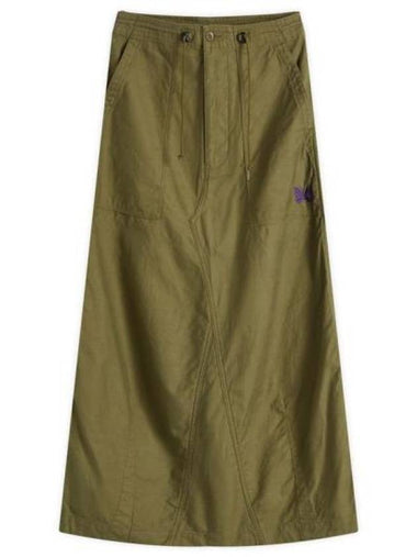 Midi Skirt PU241 Olive - NEEDLES - BALAAN 1