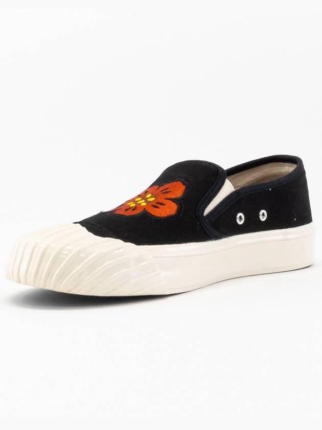 School Boke Flower Slip-On Black - KENZO - BALAAN 5