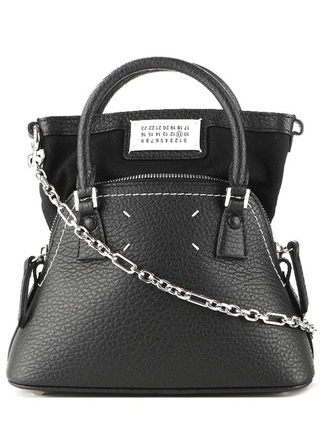 5AC Classique Micro Tote Bag Black - MAISON MARGIELA - BALAAN 2