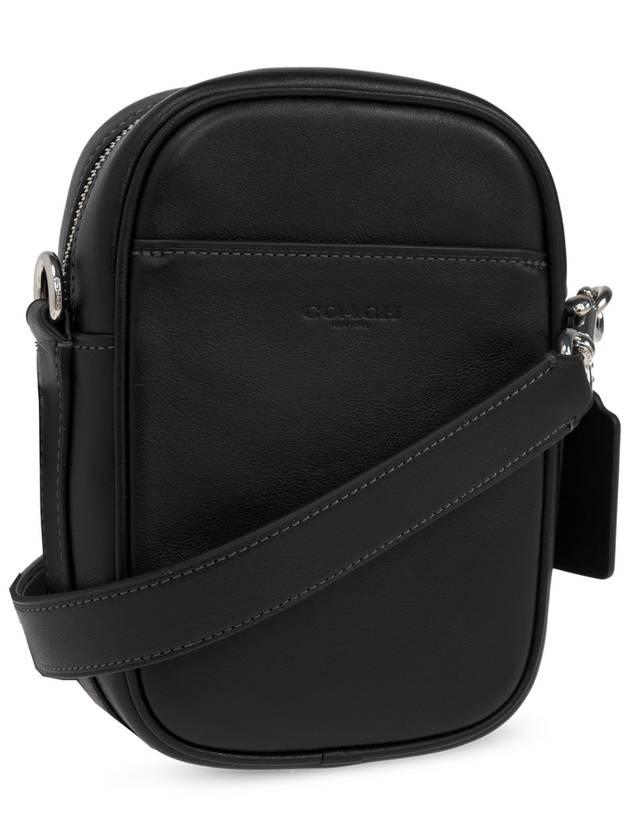 Coach Leather Shoulder Bag, Men's, Black - COACH - BALAAN 4