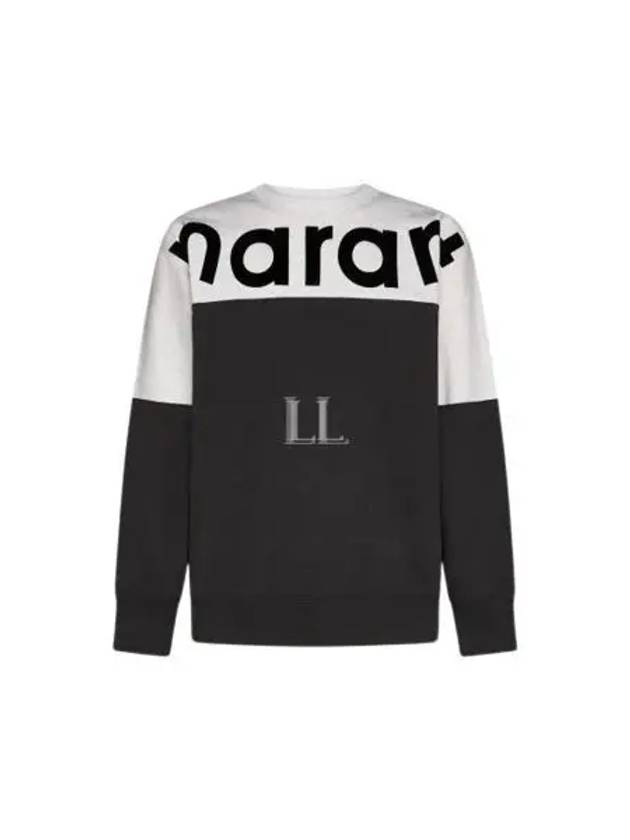 Howley Two Tone Logo Sweatshirt Faded Black - ISABEL MARANT - BALAAN 2