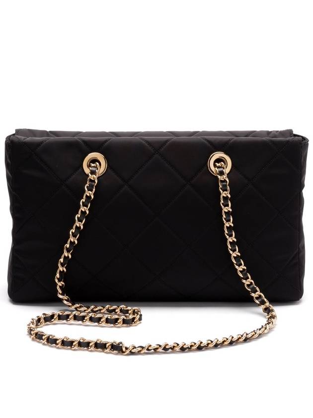 1995 Chain Medium Shoulder Bag Black - PRADA - BALAAN 3