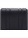 New Gancini Leather Half Wallet Black - SALVATORE FERRAGAMO - BALAAN 5