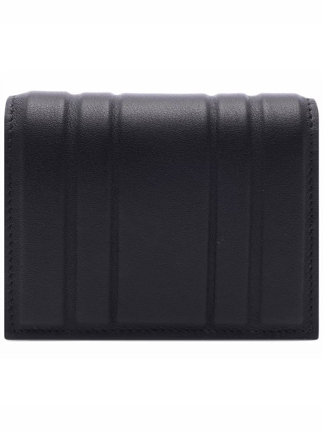 New Gancini Leather Half Wallet Black - SALVATORE FERRAGAMO - BALAAN 5