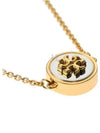 Kira Enamel Pendant Necklace Gold - TORY BURCH - BALAAN 2