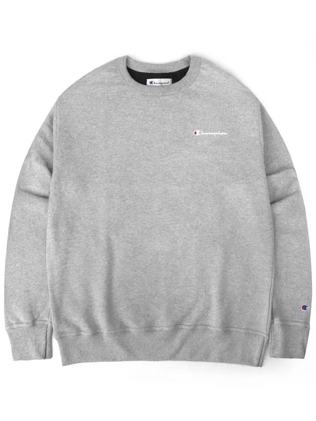 Graphic small logo sweatshirt CH GF88 heather gray - CHAMPION - BALAAN 1