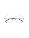 Eyewear Square Frame Eyeglasses Silver - BALENCIAGA - BALAAN.