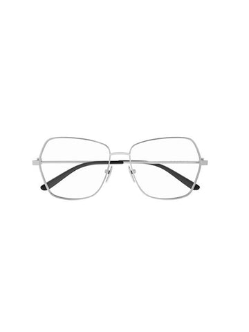 Eyewear Square Frame Eyeglasses Silver - BALENCIAGA - BALAAN.