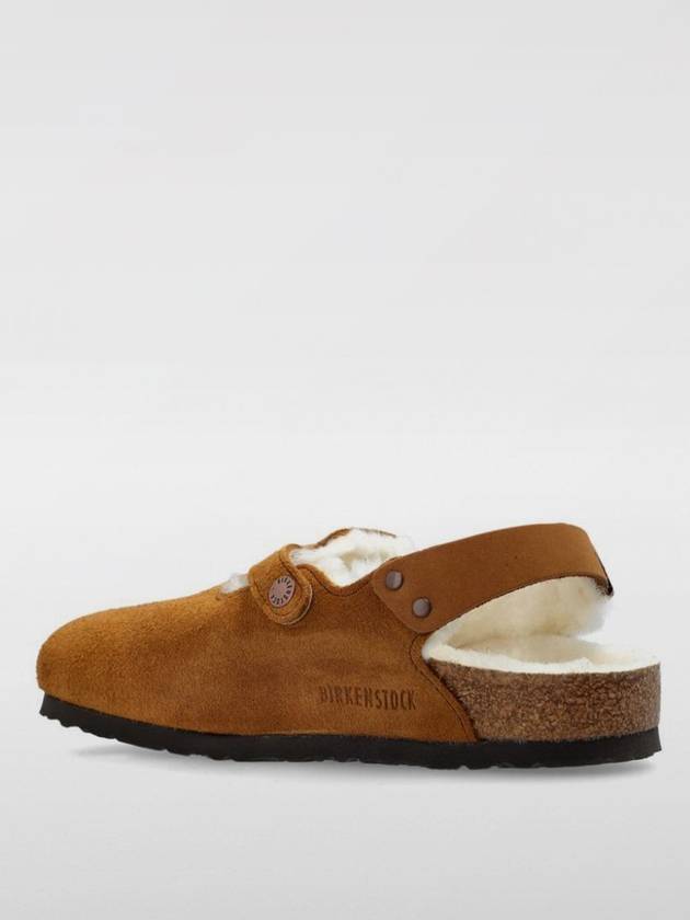 Tokio Shearling Suede Sandals Brown - BIRKENSTOCK - BALAAN 4