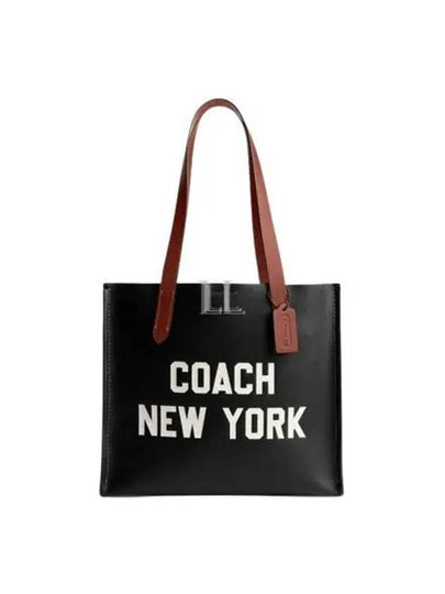 Relay 34 Graphic Tote Bag Black - COACH - BALAAN 2