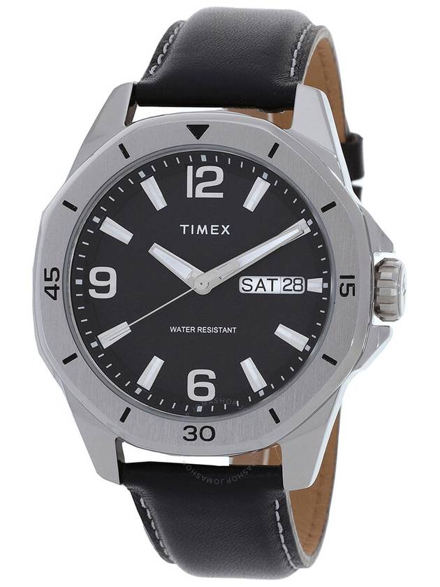 Timex Essex Quartz Black Dial Men's Watch TW2W79800 - TIMEX - BALAAN 1