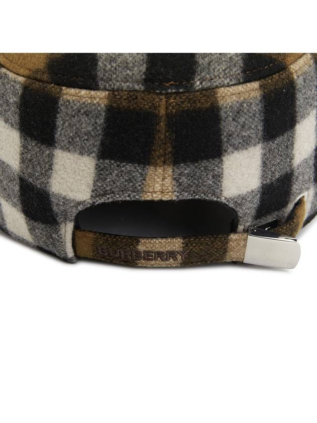 Jared Check Ball Cap Brown - BURBERRY - BALAAN 7