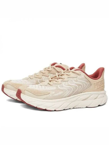 Clifton LS Low Top Sneakers Beige - HOKA ONE ONE - BALAAN 1