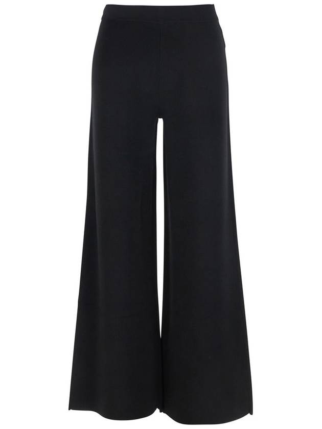 Black Pants With Elastic Waist In Viscose Blend Woman - P.A.R.O.S.H. - BALAAN 1