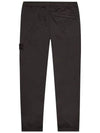 Men's Ghost Piece Wappen Patch Training Cargo Pants Black - STONE ISLAND - BALAAN 4