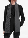 Monogram Gradient Scarf Gray - LOUIS VUITTON - BALAAN.