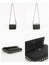 Rockstud Grain Cross Bag Black - VALENTINO - BALAAN 4