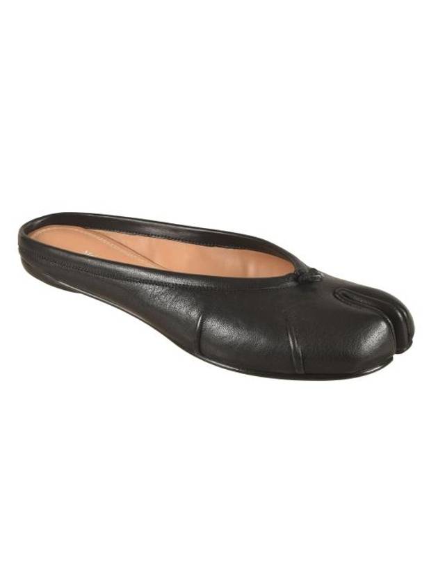 Tabi Leather Mule Black - MAISON MARGIELA - BALAAN 3