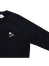 Maison Kitsune Men's Dressed Fox Patch Sweatshirt JM00317KM0001 BK - MAISON KITSUNE - BALAAN 4