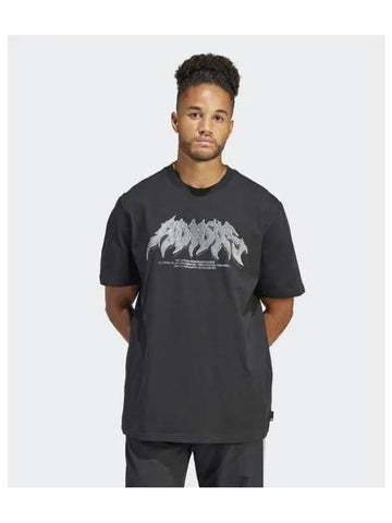 adidas Flame Concert Tee Black IS0204 - ADIDAS - BALAAN 1