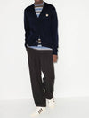 Fox Head Patch Classic Cardigan Navy - MAISON KITSUNE - BALAAN 5