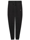 Women's ORB Embroidered Logo Classic Jogger Track Pants Black - VIVIENNE WESTWOOD - BALAAN 2