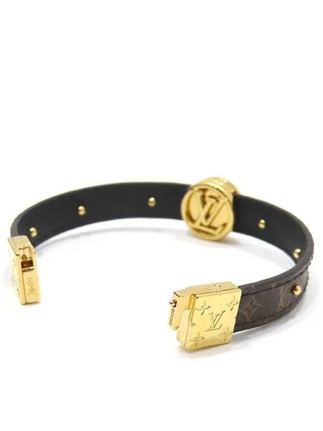 M6173F LV Circle Monogram Canvas Reversible Bracelet - LOUIS VUITTON - BALAAN 6