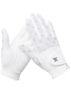 W MONOGRAM SEETHROUGH GLOVE PAIR WH - ANEWGOLF - BALAAN 2