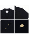 wool jacket navy - THOM BROWNE - BALAAN.