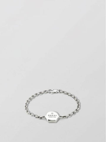 Trademark Hexagon Chain Bracelet Silver - GUCCI - BALAAN 1