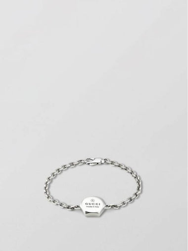 Trademark Hexagon Chain Bracelet Silver - GUCCI - BALAAN 1