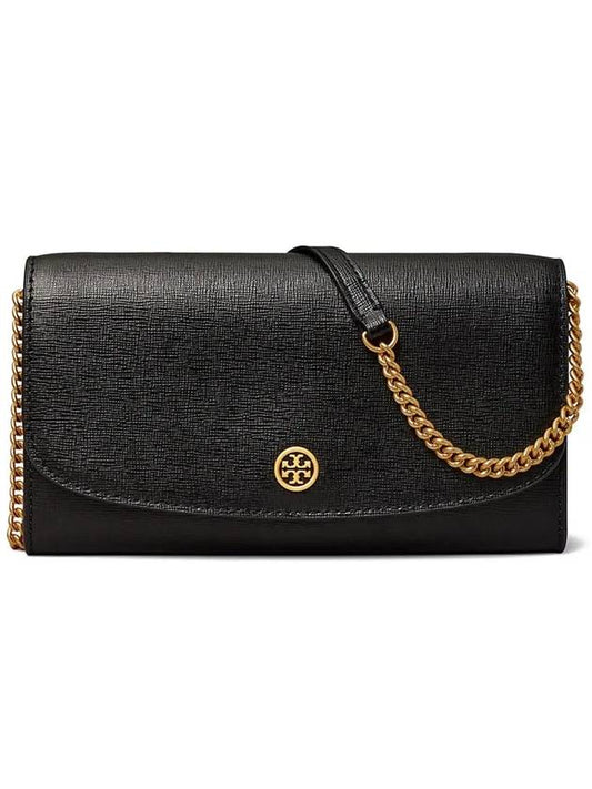 Robinson Chain Long Wallet Black - TORY BURCH - BALAAN 2