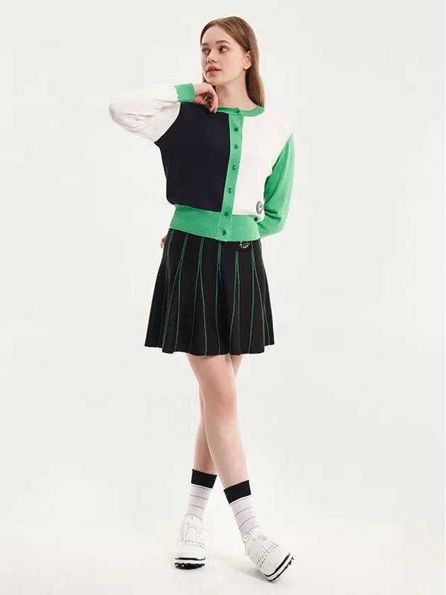 Reversible pleated knit skirt MK3SS052BLK - P_LABEL - BALAAN 8
