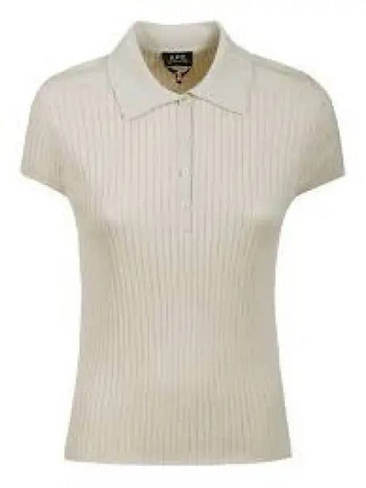 Jess Cotton Polo Shirt White - A.P.C. - BALAAN 2