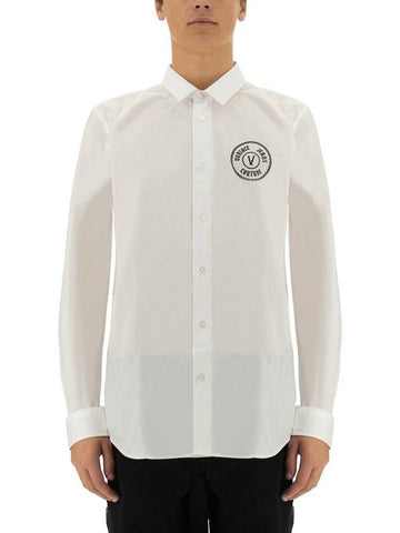 Versace Jeans Couture "V-Emblem" Shirt - VERSACE - BALAAN 1