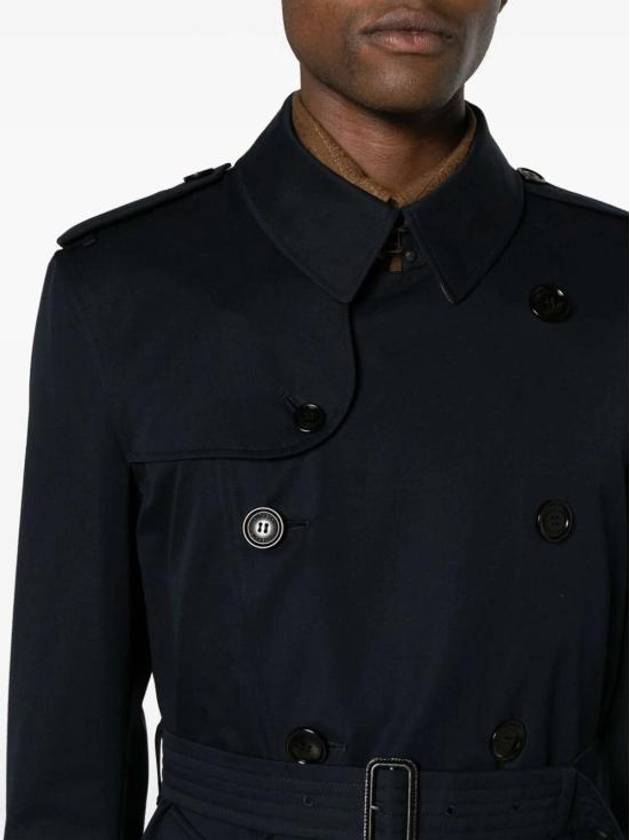 Kensington Heritage Trench Coat Blue - BURBERRY - BALAAN 4