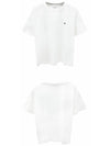 Triomphe Loose Logo Short Sleeve T-Shirt White - CELINE - BALAAN 5