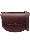 Genève Calfskin Cross Bag Wine - A.P.C. - BALAAN 2