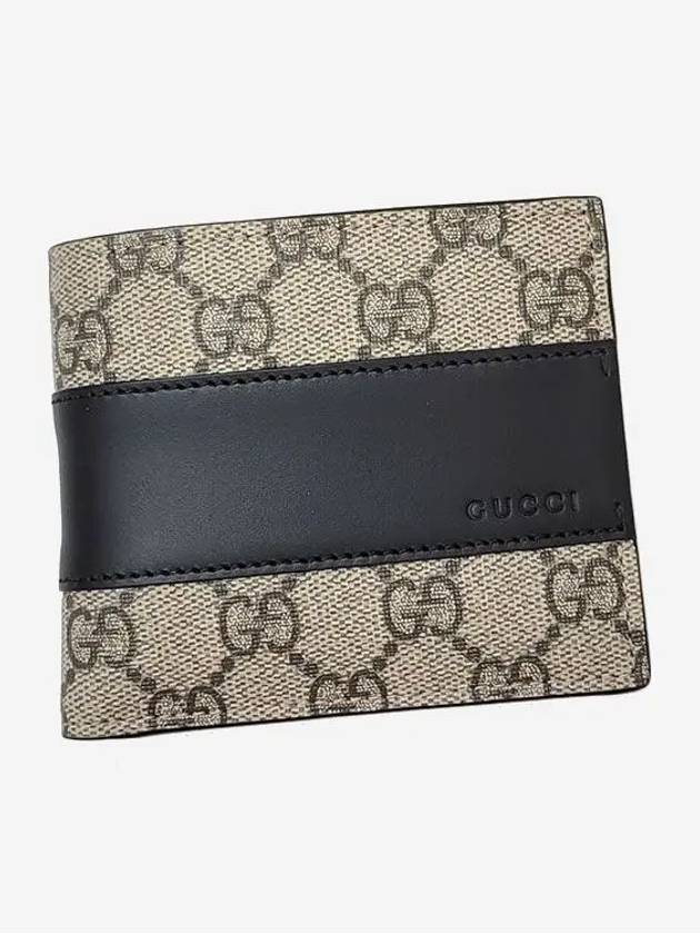 GG Supreme Eden Leather Half Wallet Beige - GUCCI - BALAAN 4