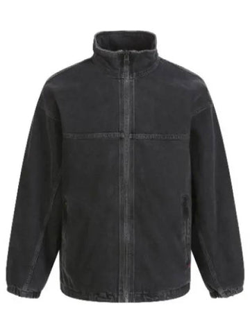 Denim zip up bomber jacket jumper - HUGO BOSS - BALAAN 1