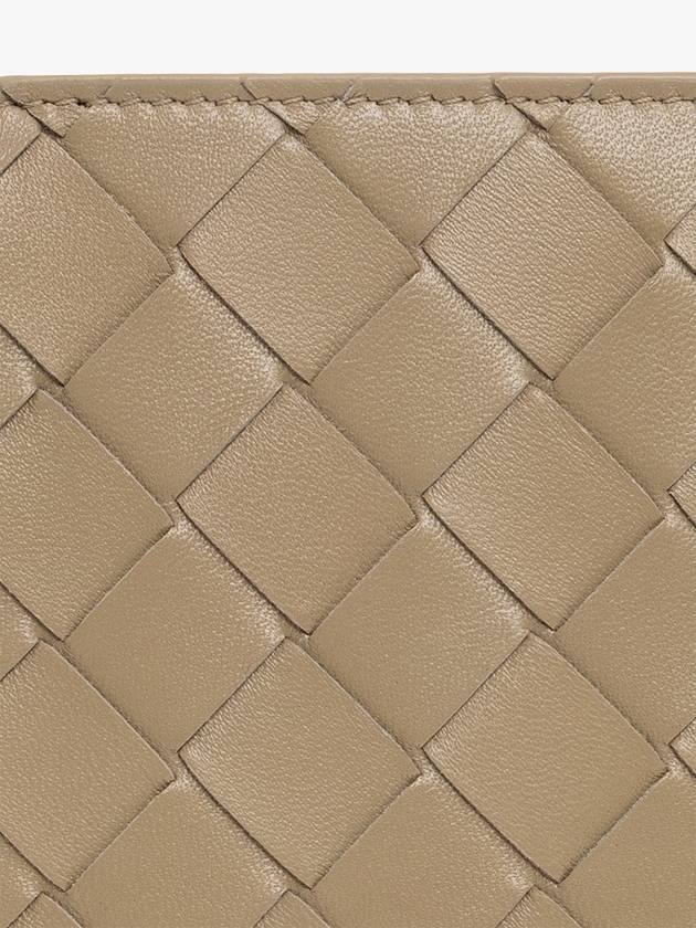 Bottega Veneta Leather Wallet, Women's, Beige - BOTTEGA VENETA - BALAAN 5