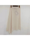 Women's Verna Wool Unbalanced Skirt Ivory - MAX MARA - BALAAN 3