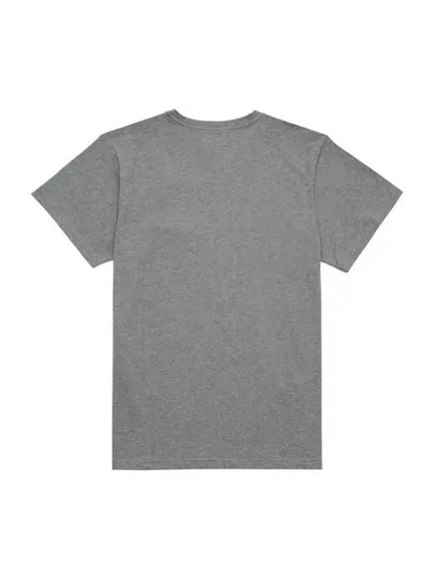 Zafferh Logo Cotton Short Sleeve T-Shirt Grey - ISABEL MARANT - BALAAN 3