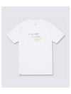 Stamp Logo Short Sleeve T-Shirt White - VANS - BALAAN 2