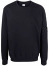 Men's Light Fleece Lens Wappen Sweatshirt Navy - CP COMPANY - BALAAN 2