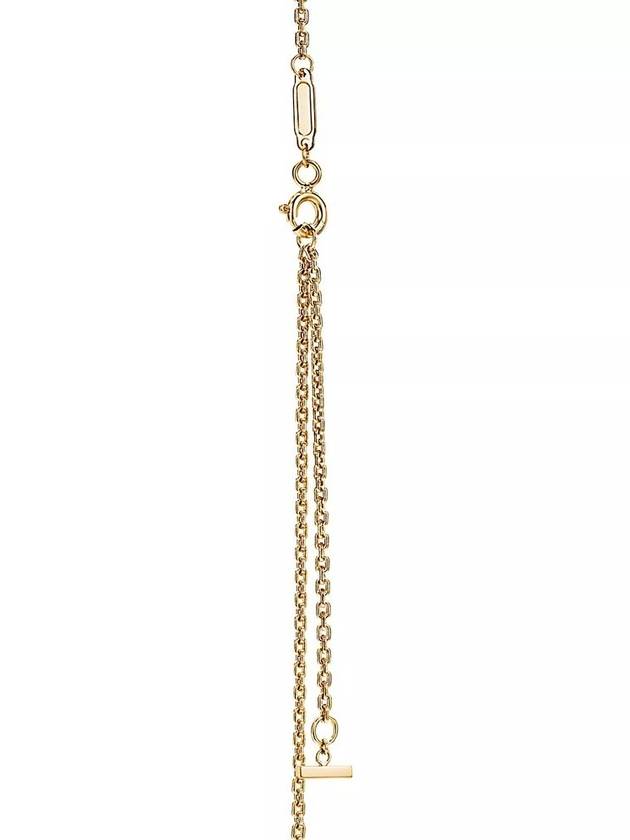 T Smile Small Pendant Necklace Gold - TIFFANY & CO. - BALAAN 5