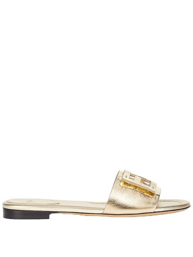 Fendi Logo Sandals Shoes - FENDI - BALAAN 1