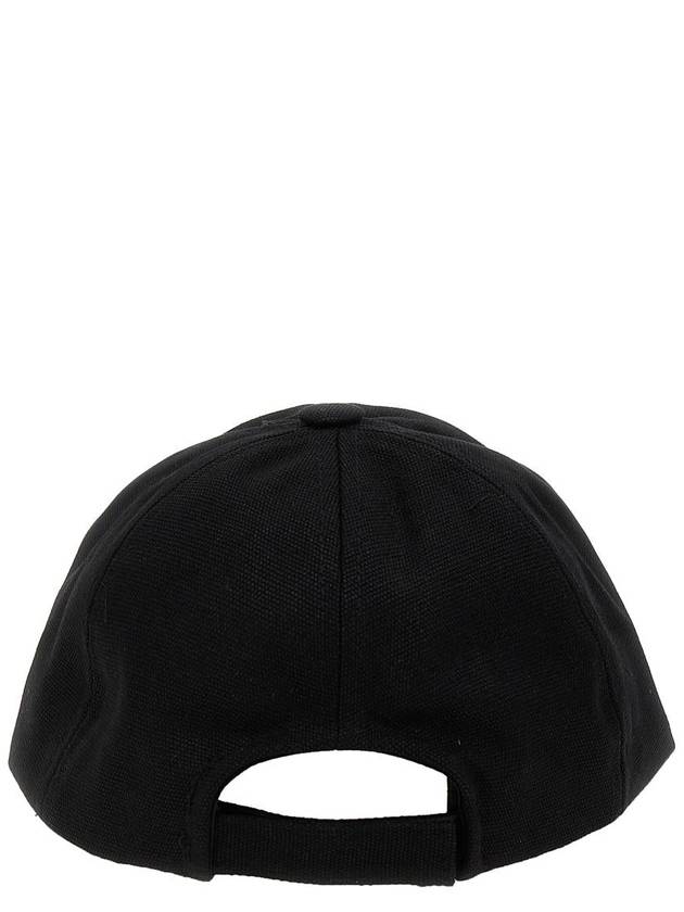 Tyron Logo Cotton Ball Cap Black - ISABEL MARANT - BALAAN 4